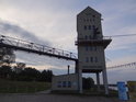 Víceúčelový transformátor na turistickém nádraží na levém břehu Odry v obci Groß Neuendorf.