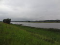 Řeka Odra mezi městem Kostrzyn a obcí Hohensaaten