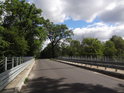 Most přes Kanał Kopalnica zhruba 1 km nad soutokem s Odrou.