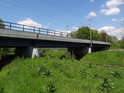 Železniční most přes Odru u obce Jeseník nad Odrou.
