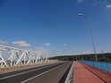 Pohled přes most Gryfitów od západu k východu.