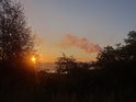 Slunce vychází nad Západní Odrou.